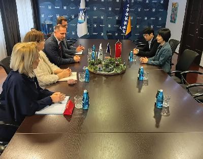 Gradonačelnik Sedić upriličio prijem za ambasadoricu NR Kine u BiH